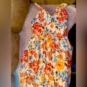 GAP floral maxi dress